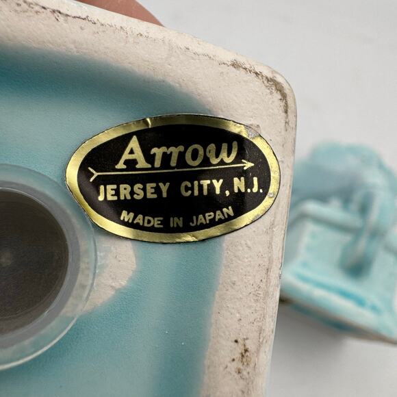 Vtg Arrow Japan Wildwood By The Sea NJ Boardwalk Gramophone Salt Pepper Shakers - Picture 7 of 9